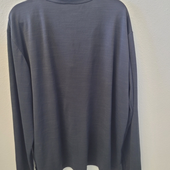 Men's Nike Dry Fit Lightweight Long Sleeve Black Shirt Size L - Picture 4 of 4
